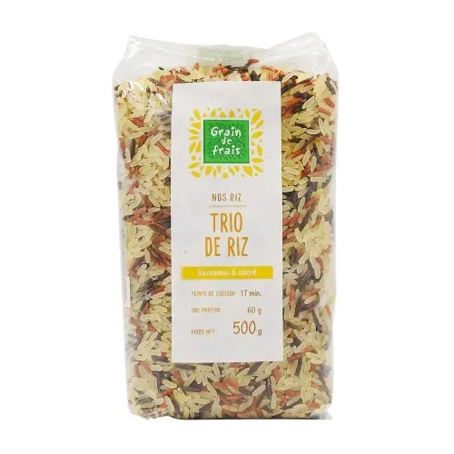 TRIO DE RIZ PQT 500 GR/CT 15