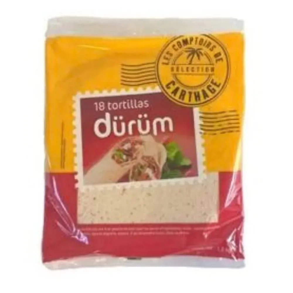TORTILLAS COMPTOIR CARTHAGE 30CM *18  1.62KG