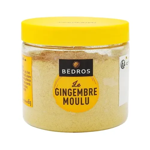 GINGEMBRE MOULU POT PET 65 gr Bédros/ct 12