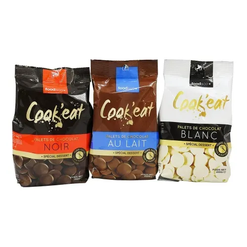 PALETS DE CHOCOLAT NOIR DESSERT 200 GR
