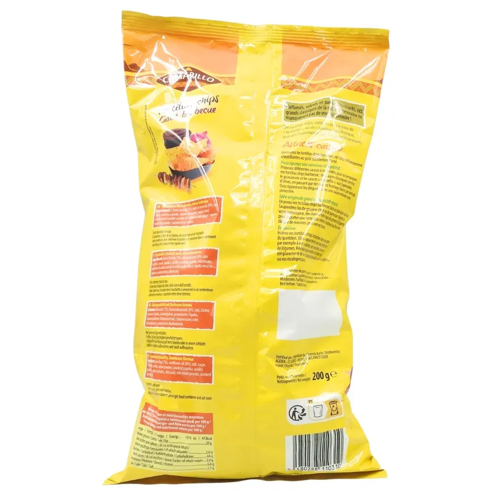 TORTILLA CHIPS BARBECUE 200G