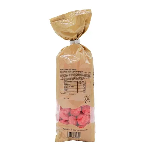 tdc PRALINE ROUGE 12 % AMANDES PQT 500GR