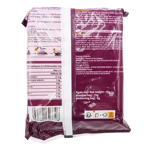 NOUILLE INST SACHET 76G SAVEUR CANARD
