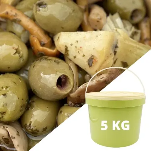 OLIVE DENOCCIOLATE CAPRICCIOSE SEAU 5KG ITALIE