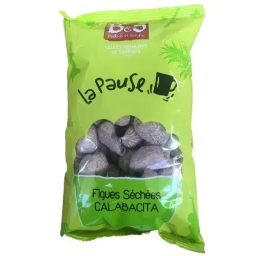 FIGUE  SECHE CALABACITA BLANCHE PQT 500 GRS x 16