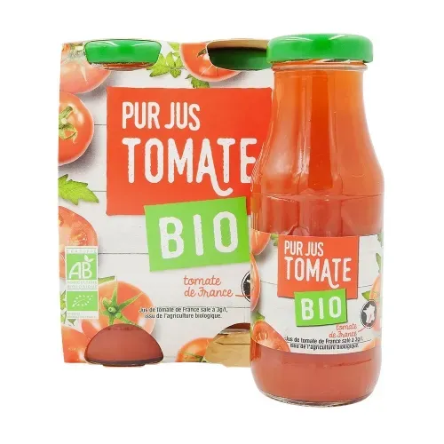 JUS DE TOMATE BIO FRANCE 20CL x 4