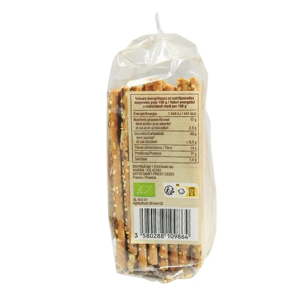 CRACKER BIO 3 GRAINES 200G