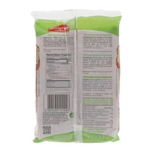 MINI BISCOTTES AU BLE  INTEGRALES 90 GR