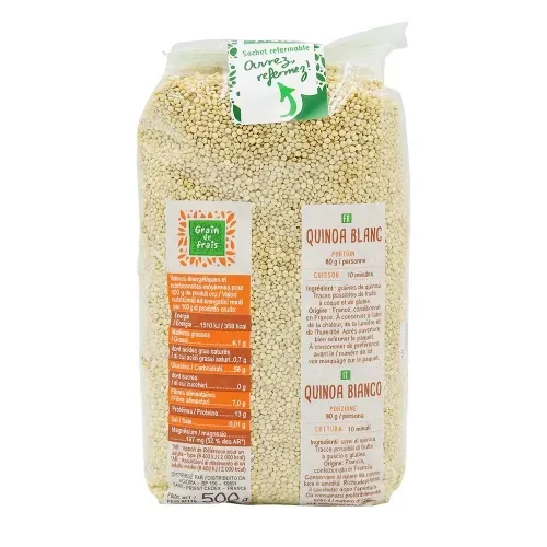 QUINOA BLANC FRANCE PQT 500 GR / CT 15