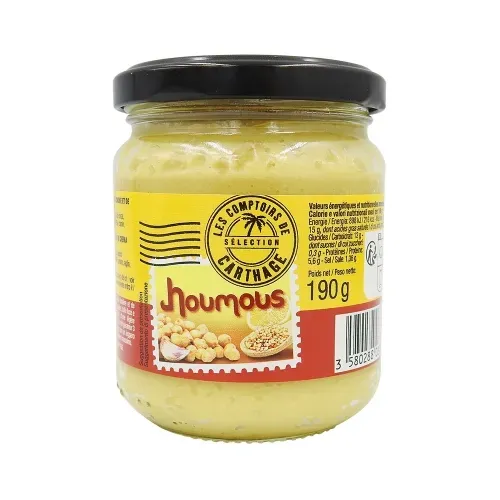 CREME POIS CHICHE HOUMOUS COMPT. CARTHAGE 190G