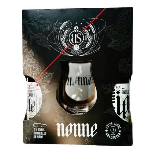 COFFRET BIERES BS 4X33CL+ VERRE