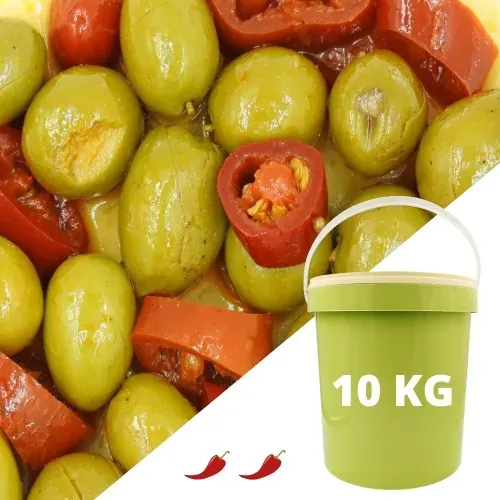 MELANGE OLIVES EXTRA PIMENTEES 10KG