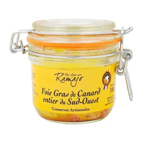 FOIE GRAS ENTIER DE CANARD SUD OUEST RAMAJO 180G