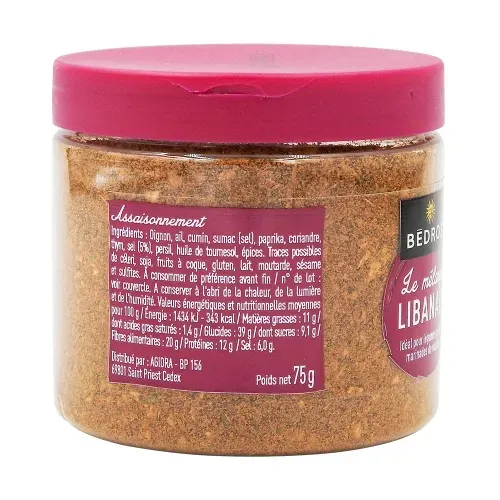 MELANGE LIBANAIS POT PET 75 gr Bédros/CT 12