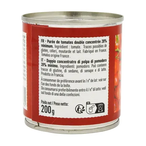 DOUBLE CONCENTRE TOMATES SAVINO 200 Gr