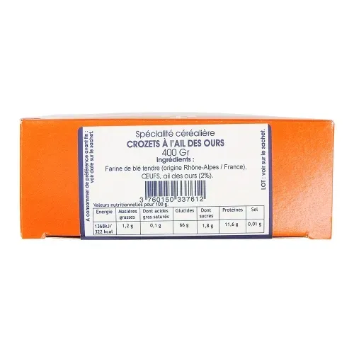 CROZET AIL DES OURS 400 G