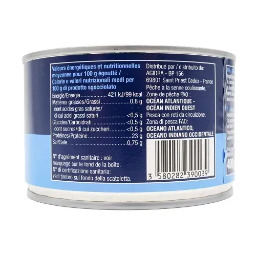 THON ENTIER LISTAO AU NATUREL PNE:280gr 