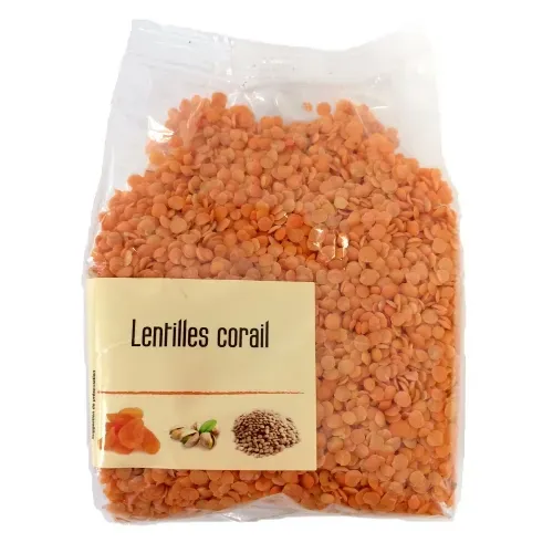 LENTILLE CORAIL  sch 300 gr