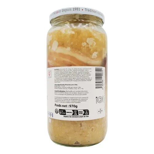 CHOUCROUTE GARNIE 970GR