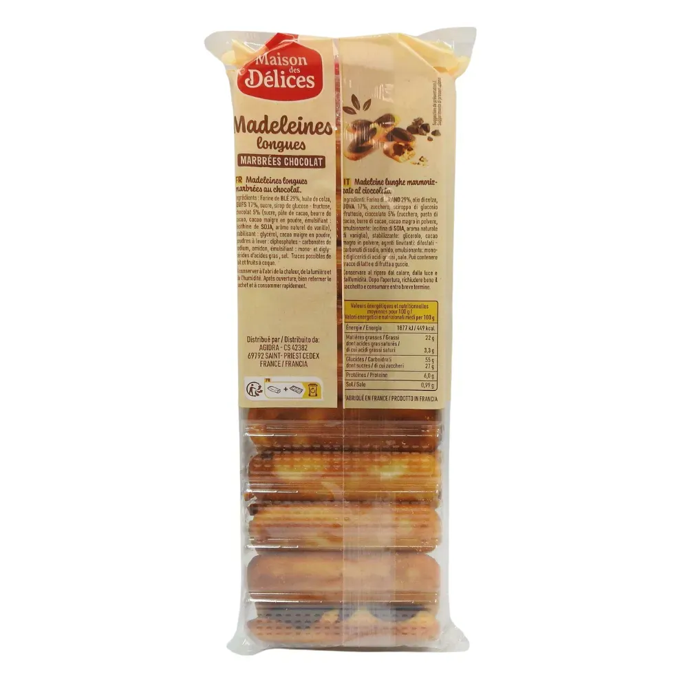 MADELEINE LONGUE MARBREE 250GR MdD