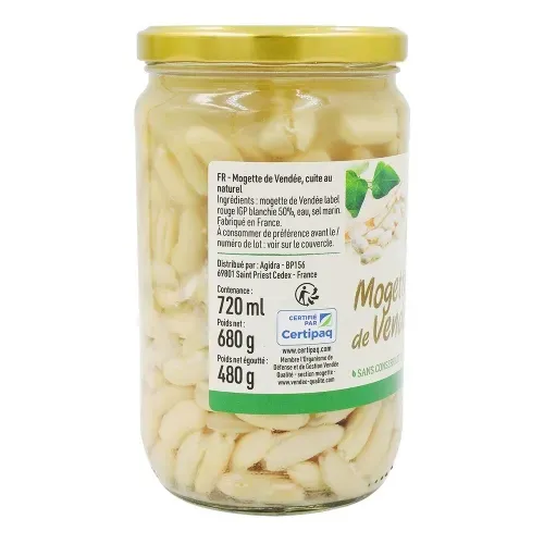 CONSERVES MOGETTE DE VENDEE AU NATUREL 720 ML