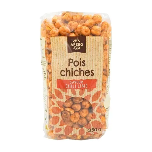 POIS CHICHE GRILLE CHILI LEMON PQT 350 GR