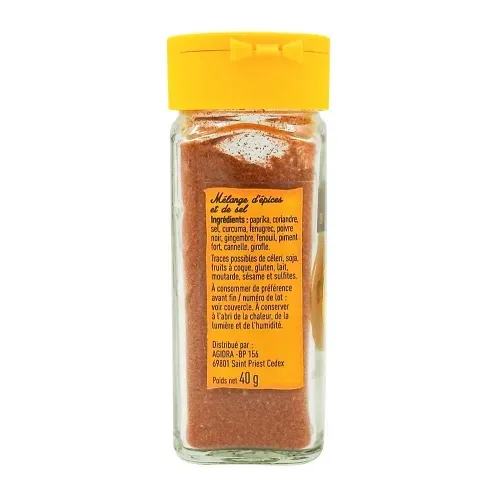 FLACONS 40GR CURRY ROUGE BEDROS 