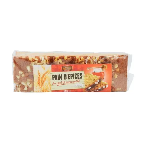 PAIN EPICES MIEL ET SUCRE PERLE TRANCHE 300GR