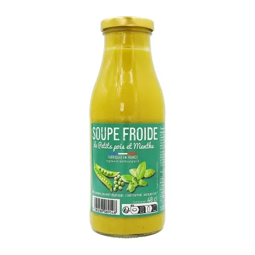 SOUPE FROIDE PETIT POIS ET MENTHE 48 CL