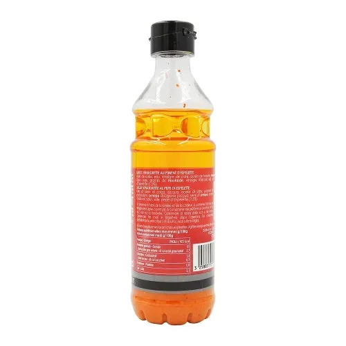 SAUCE VINAIGRETTE AU PIMENT D'ESPELETTE 350ML