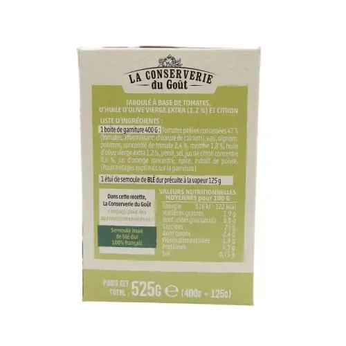 KIT POUR TABOULE TOMATES 525GR