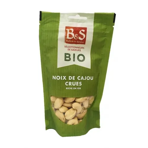 NOIX CAJOU NATURELLE BIO Doypack 100 gr B/S