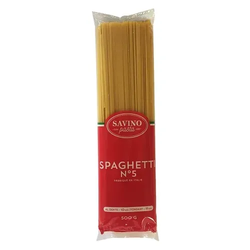 PATES SPAGHETTI 500 GR SAVINO PASTA N°5