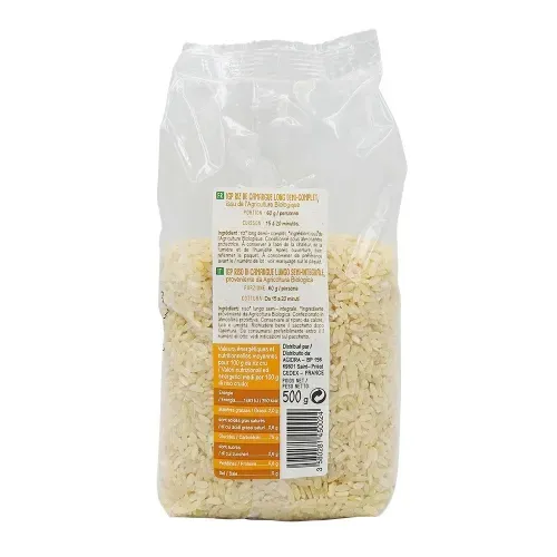 RIZ DE CAMARGUE IGP BIO DEMI COMPLET 500gr