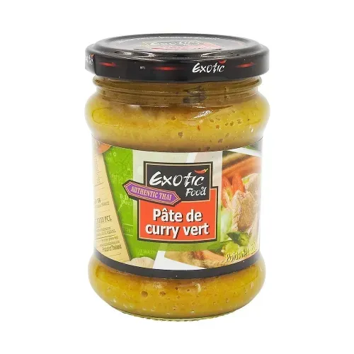 EXOTIC FOOD PATE CURRY VERTE 220 G