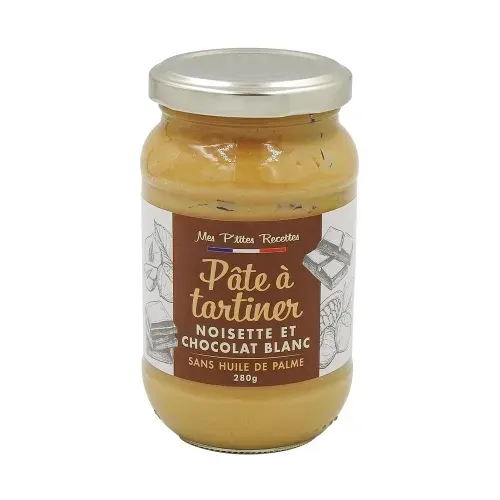 PATE A TARTINER NOISETTE CHOCOLAT BLANC 280GR