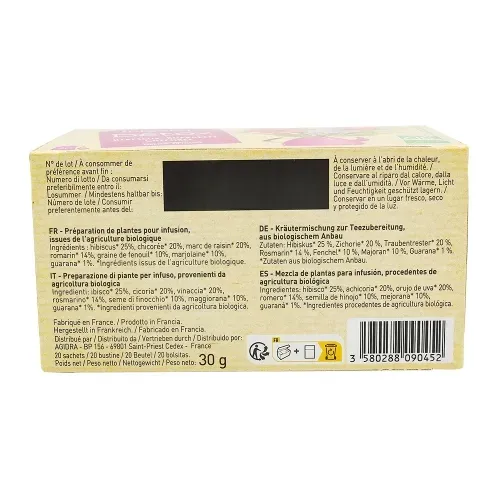 TISANE DETOX BIO 20 SACHETS