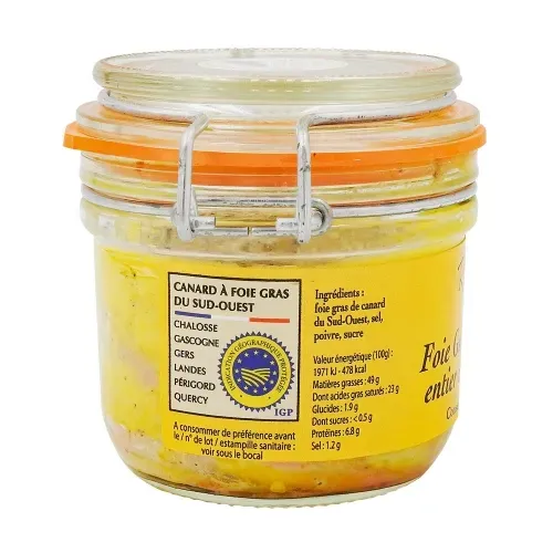 FOIE GRAS ENTIER DE CANARD SUD OUEST RAMAJO 180G