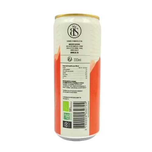 BOISSON COLA BIO YAUTE CANETTE 33CL