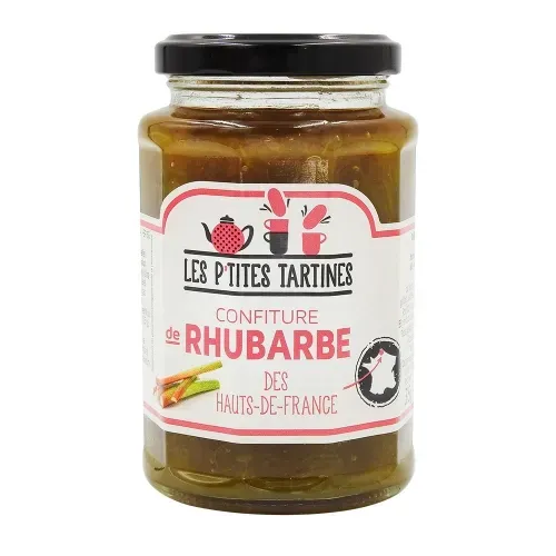 CONFITURE RHUBARBE HAUTS DE FRANCE 315G