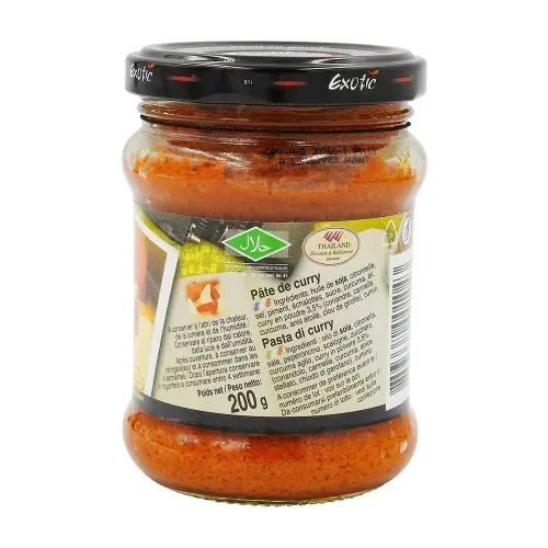EXOTIC FOOD PATE CURRY JAUNE 200 G