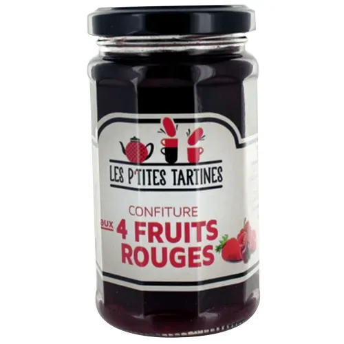 CONFITURE 4 FRUITS ROUGES 265GR
