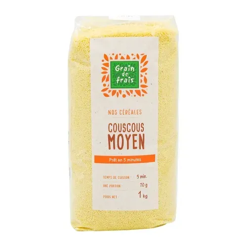 COUSCOUS MOYEN PQT 1 KG/ct 12 GDF