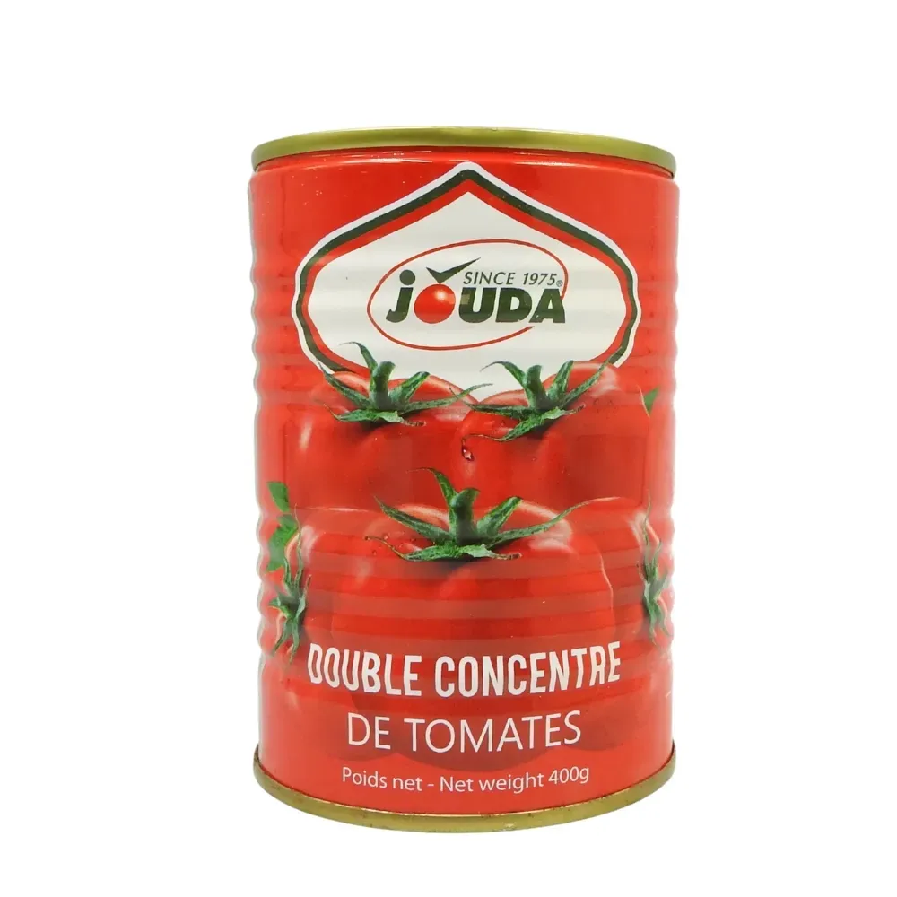 DOUBLE CONCENTRE DE TOMATE 400G JOUDA TUNISIE