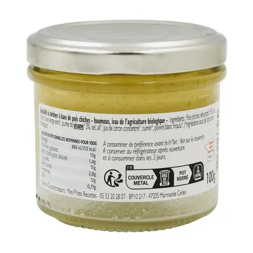 HOUMOUS BIO 100G