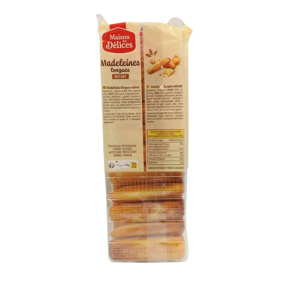 MADELEINE LONGUE NATURE 250GR MdD