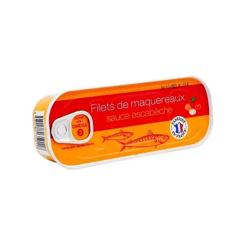 FILETS DE MAQUEREAUX SAUCE ESCABECHE 169GR
