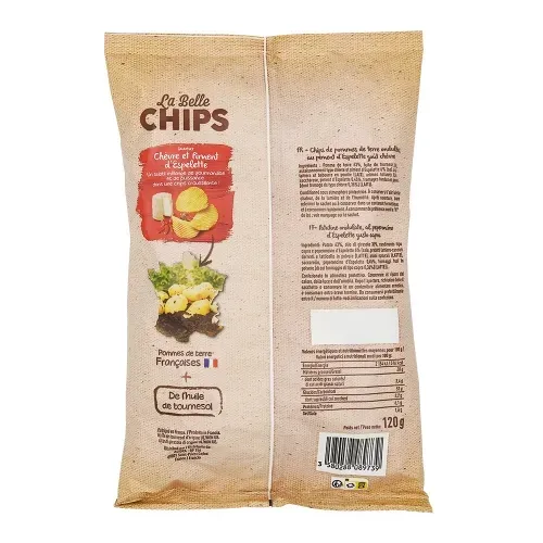 CHIPS CHEVRE ET PIMENT 120G